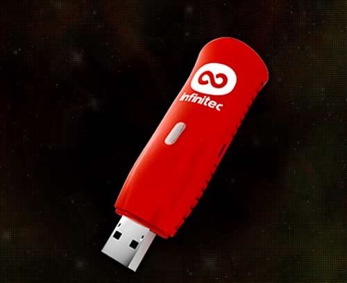 Plastic usb flash drive