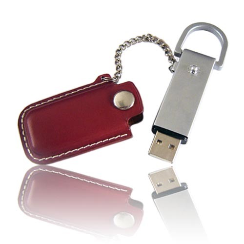 Leather usb flash drive