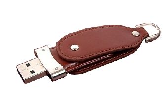 Leather usb flash drive