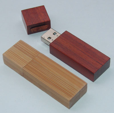 Wooden usb flash drive