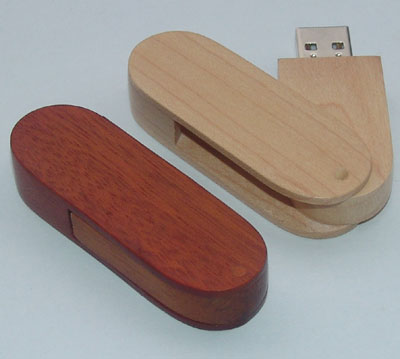 Wooden usb flash drive