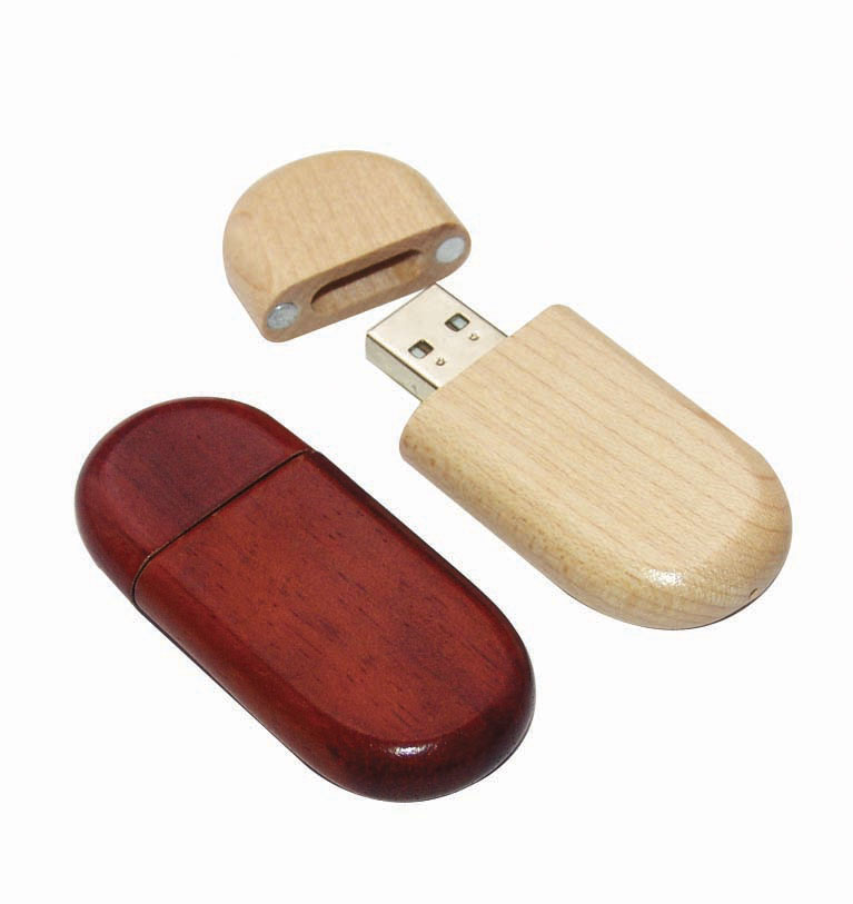 Wooden usb flash drive