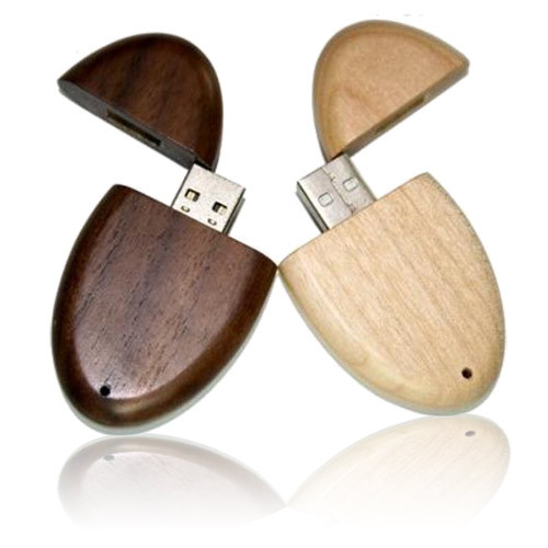 Wooden usb flash drive