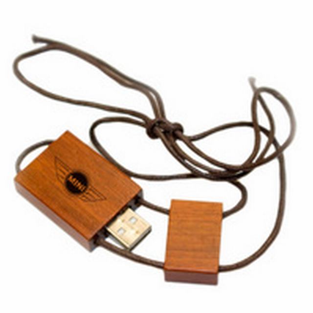 Wooden usb flash drive