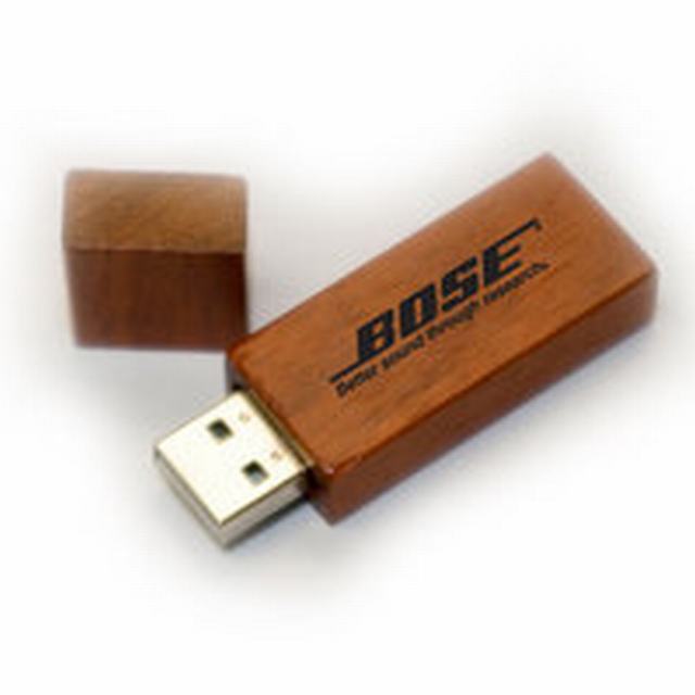 Wooden usb flash drive