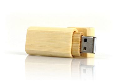 Wooden usb flash drive