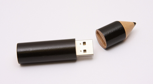 Wooden usb flash drive