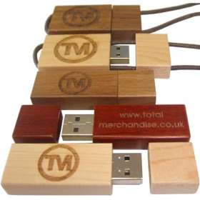 Wooden usb flash drives