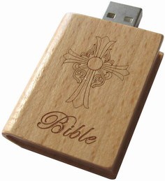 Wooden usb flash drive