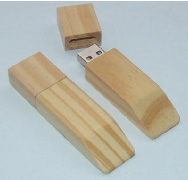 Wooden usb flash drive