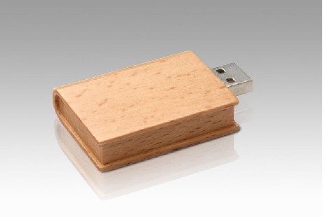 Wooden usb flash drive