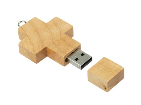 Wooden usb flash drive