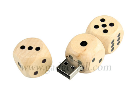 Wooden usb flash drive