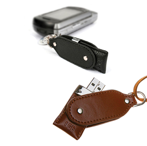 Leather usb flash drive
