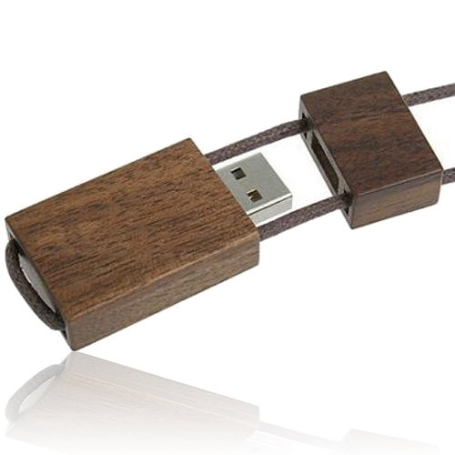 Wooden usb flash drive